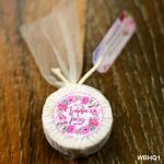 Mini Wedding Soap Favors - Rustic Guest Soaps - Choose your scent - Customize your wrap design -hotel soap size